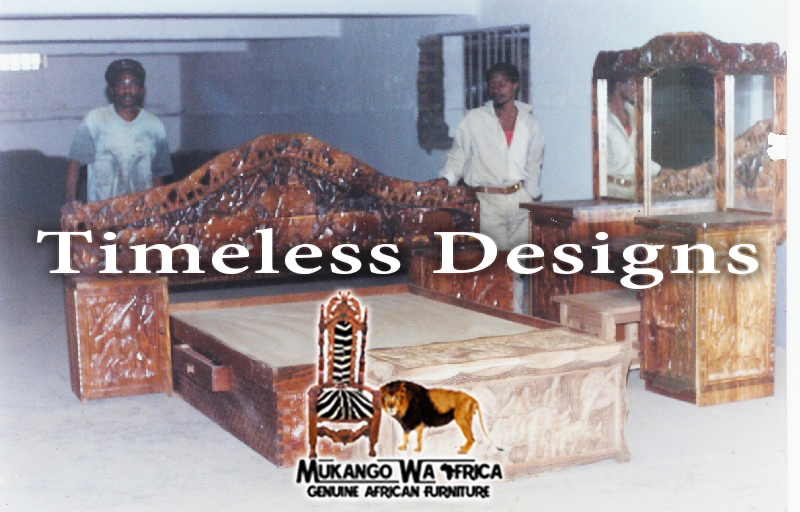 Mukango Wa Africa Furniture making African carved Big 5 furniture.