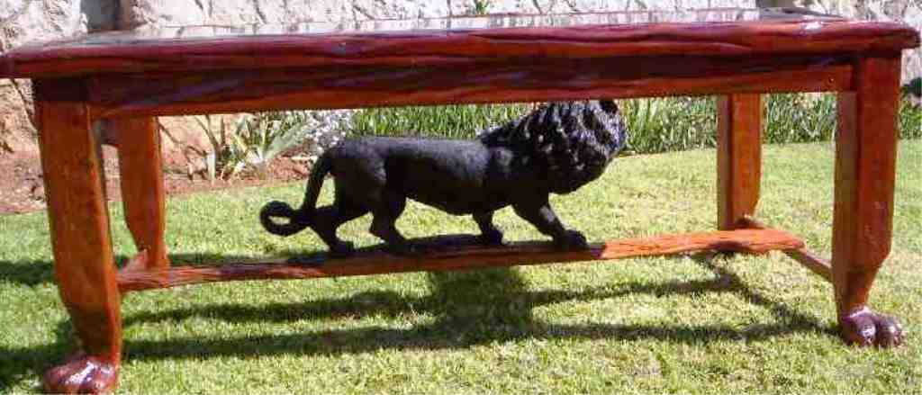 African coffee table 6 African Lion Coffee Table